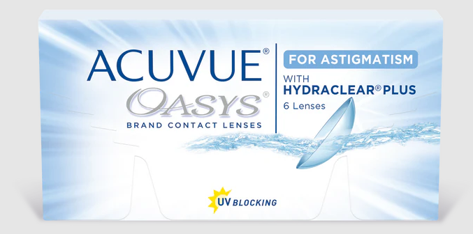 J&J Acuvue Oasys para Astigmatismo con HydraClear Plus